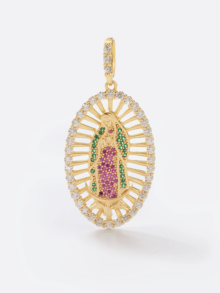 Dije Virgen Guadalupe Swarovski 2