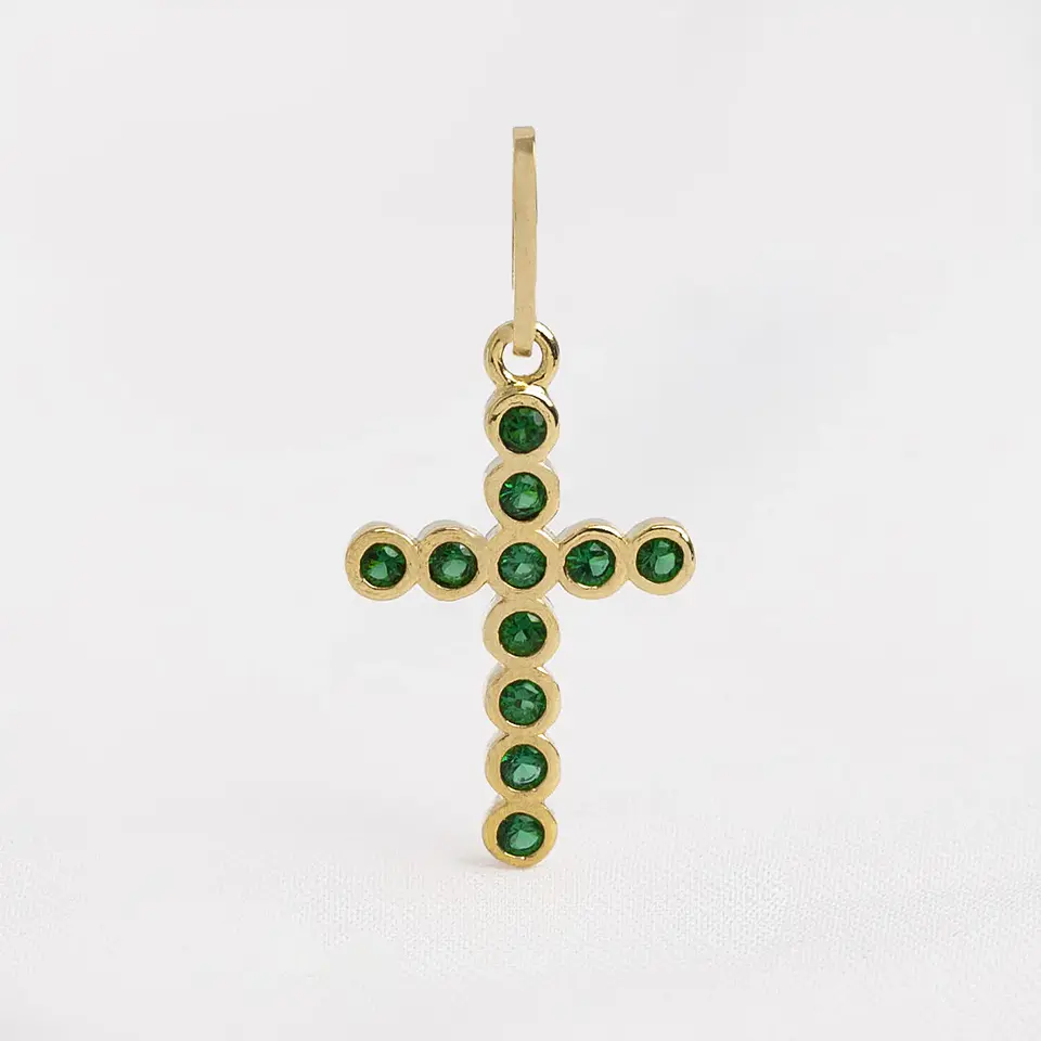 Dije Cruz Mini Swarovski 1