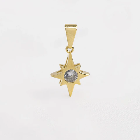 Dije Estrella Circonia CRISTAL