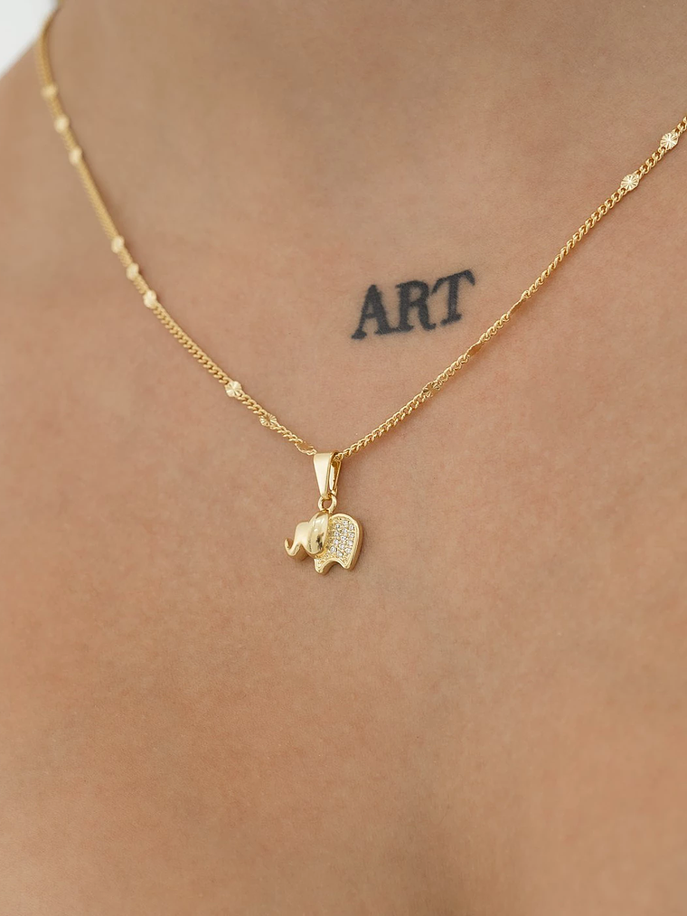 Dije Elefante con circonias 2