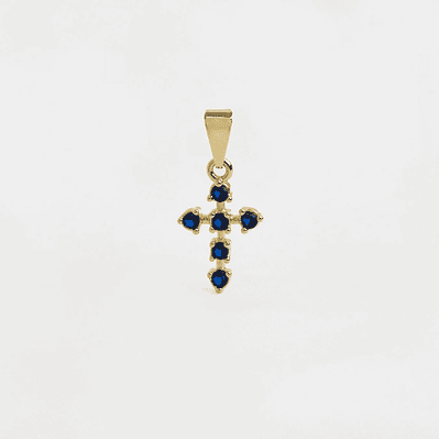 Dije Cruz 6 Circonias 