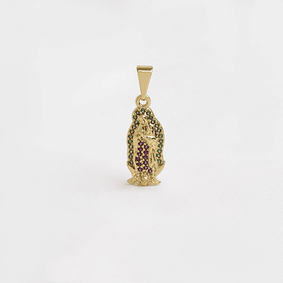 Dije Virgen Guadalupe Silueta 