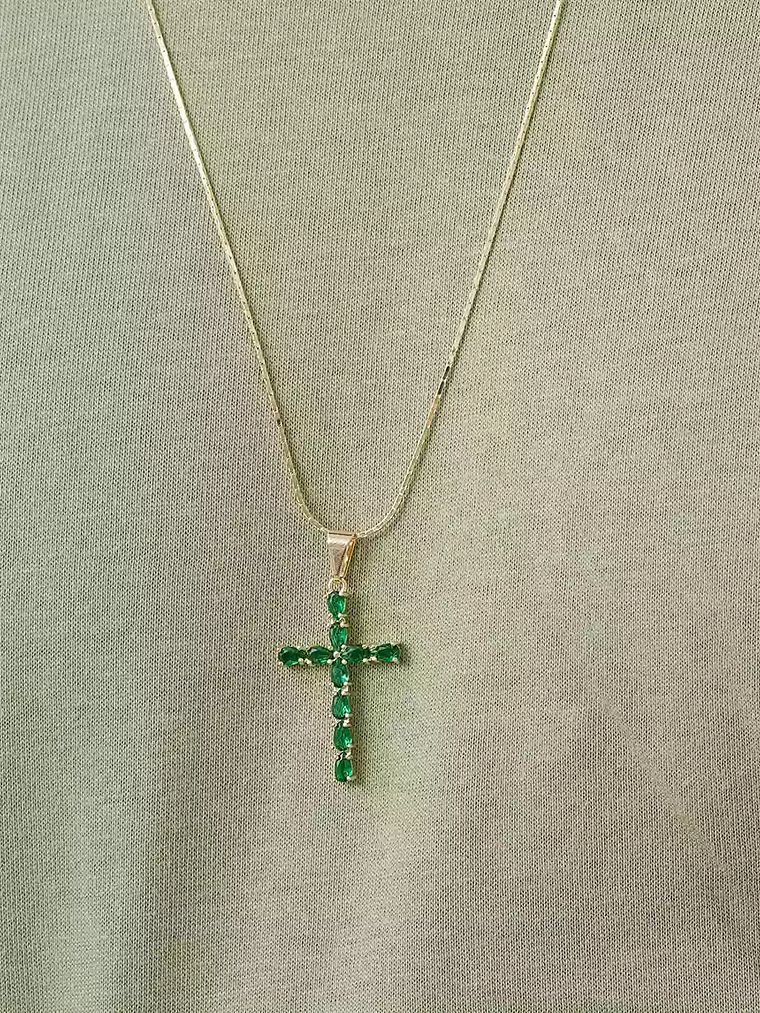 Dije Cruz Esmeralda 3