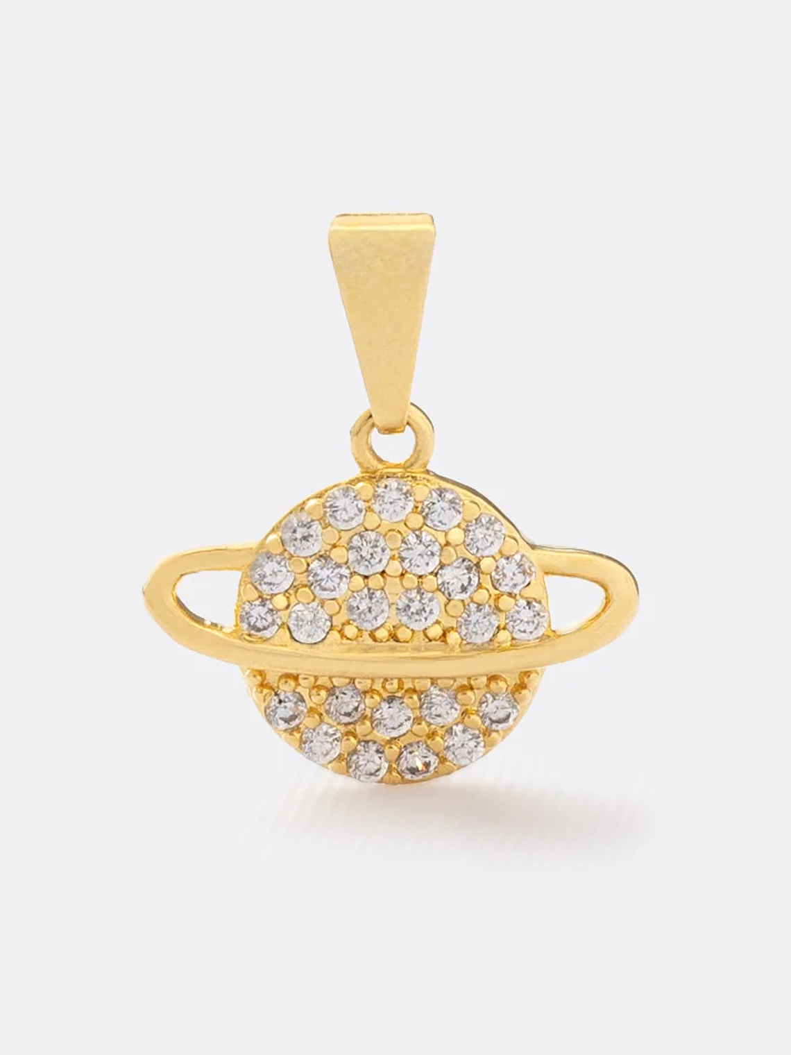 Dije Saturno Circonias Cristal 1