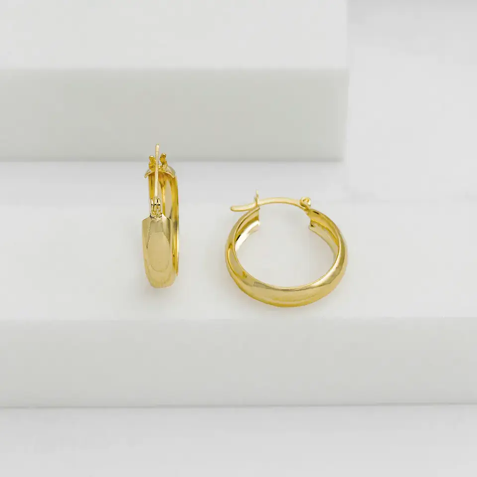 Arete Candonga 2.2 Cms | Joyería fina  1