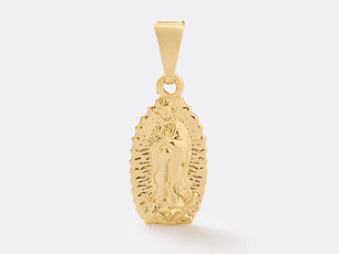 Dije Virgen De Guadalupe Tallada