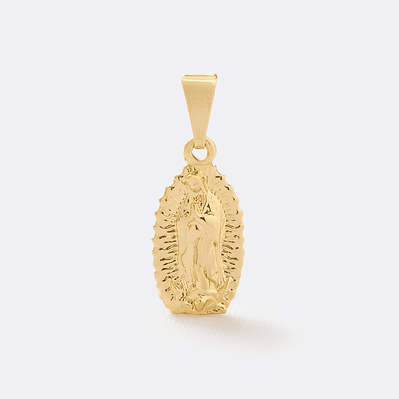 Dije Virgen De Guadalupe Tallada