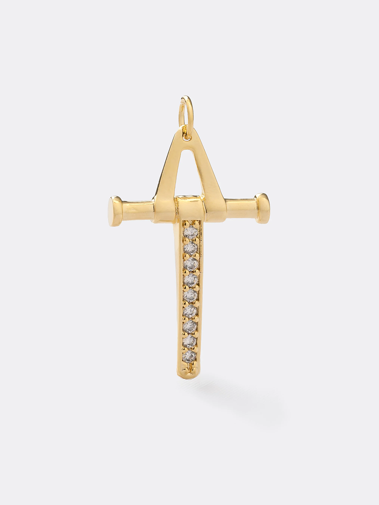 Dije Cruz Pendulo con Circonias 2