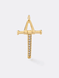 Dije Cruz Pendulo con Circonias - thumbnail 2