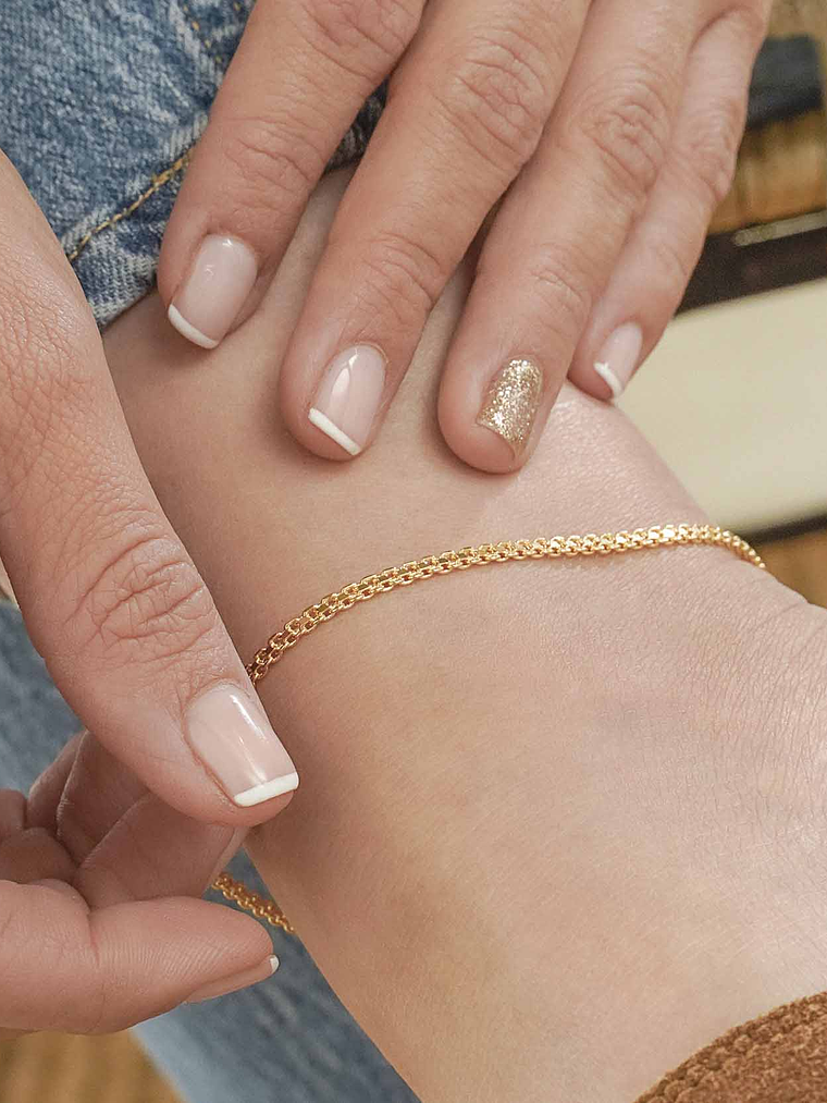 Tobillera Tejido Chino 2mm 25 cm 2