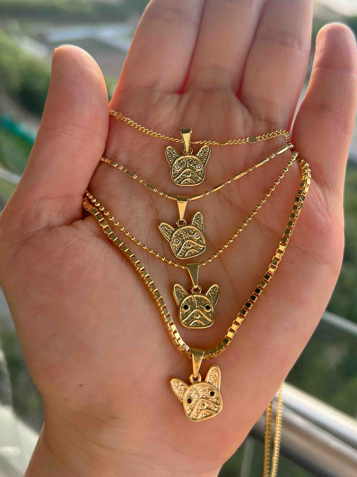 Dije Buldog Frances Cristal 2