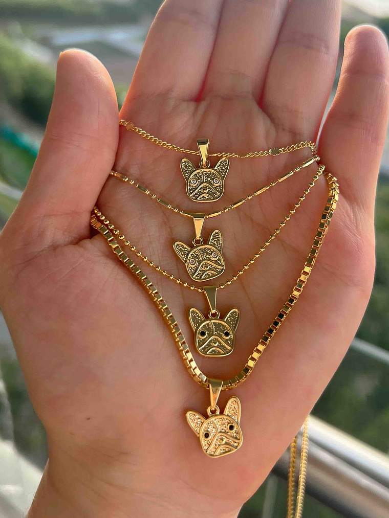 Dije Buldog Frances Cristal 2