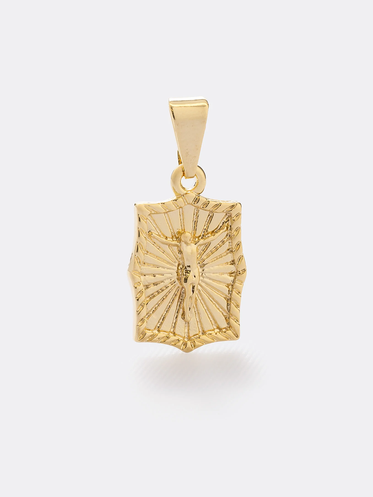 Dije Placa Crucificado 1