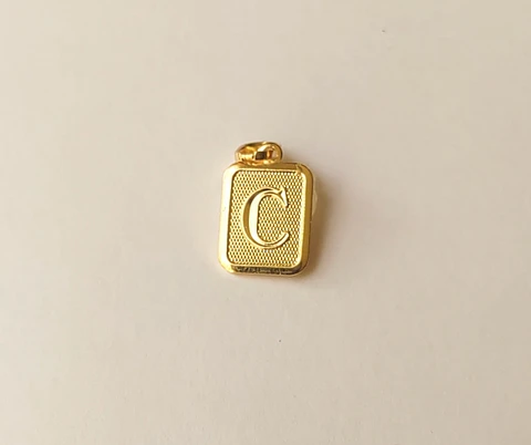 DIje Placa Letra "C "