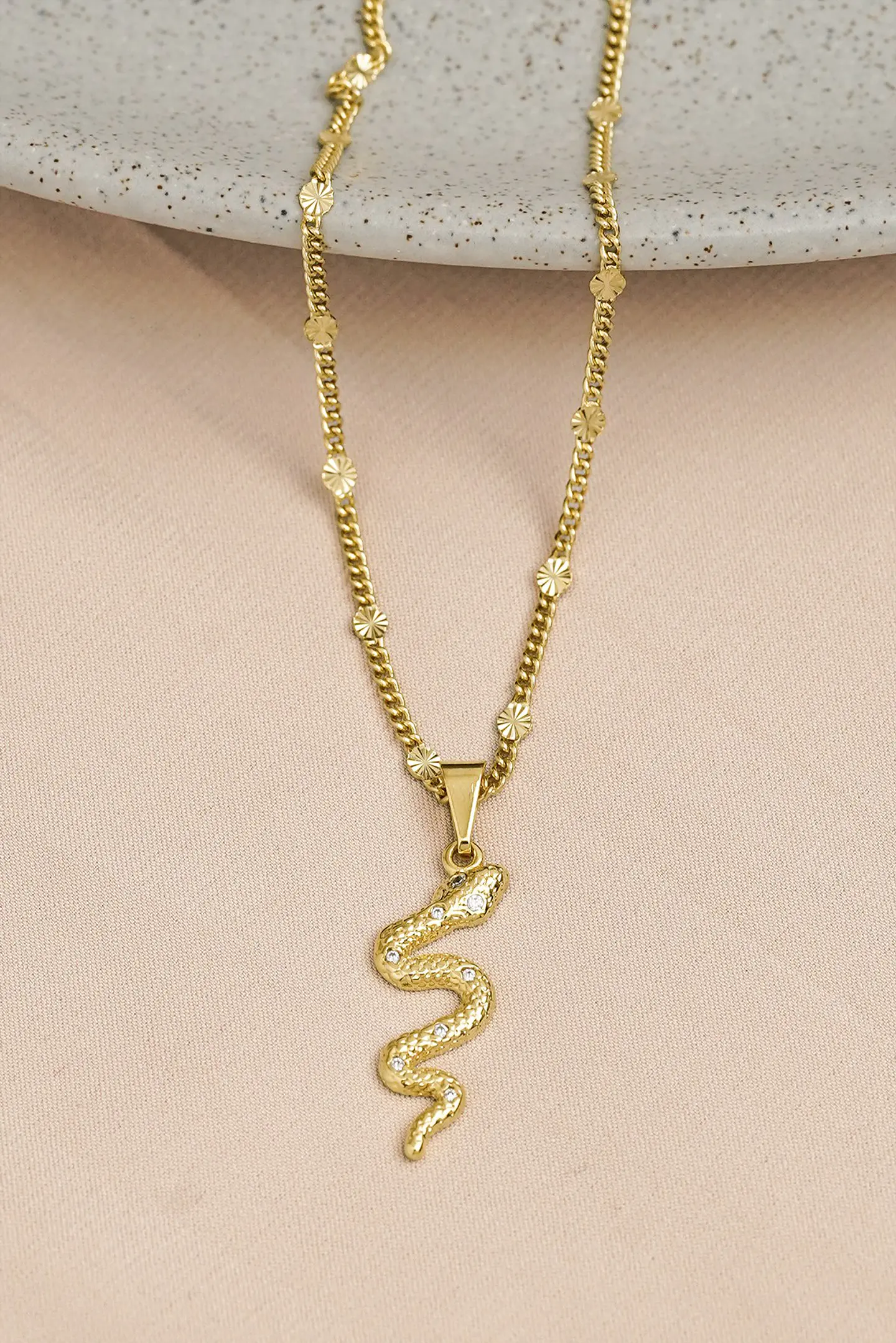 Set tejido Cubana sol + Dije Serpiente  2