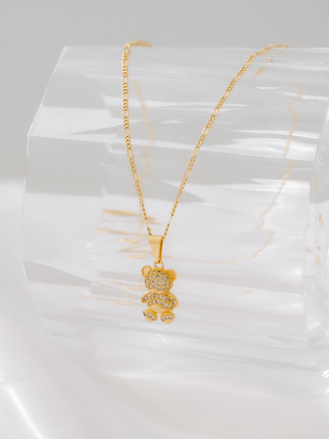 Set Cadena tejido 3*1 + Dije Virgen Milagrosa Redonda 1