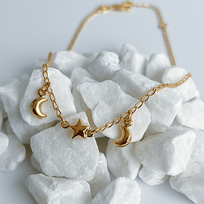 Tobillera Luna Estrella 