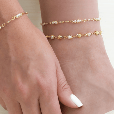 Tobillera Perla 23 Cms + Extensor