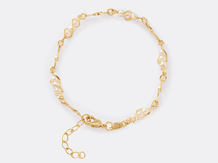 Pulsera Perla 16 Cms + Extensor