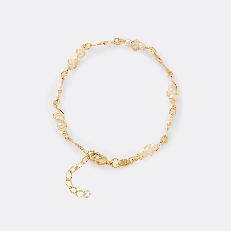 Pulsera Perla 16 Cms + Extensor 1