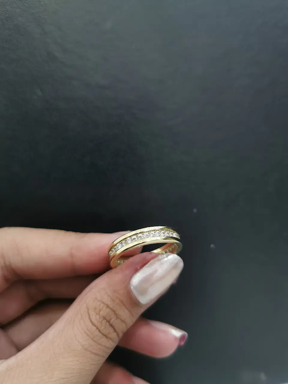 Anillo Circon caballero  2