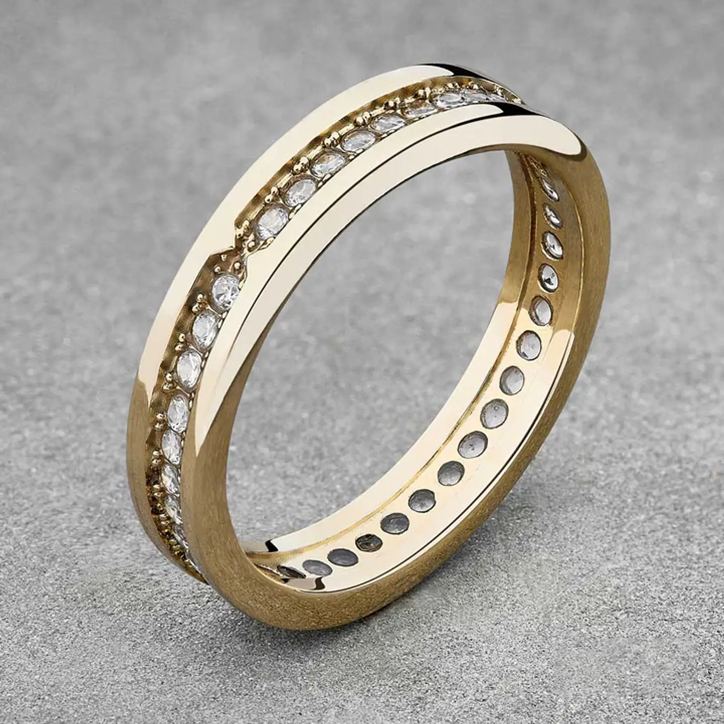 Anillo Circon caballero  1