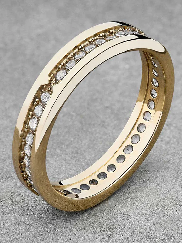 Anillo Circon caballero  1