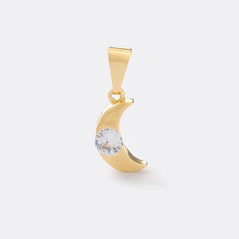 Dije Luna Circonia Cristal 