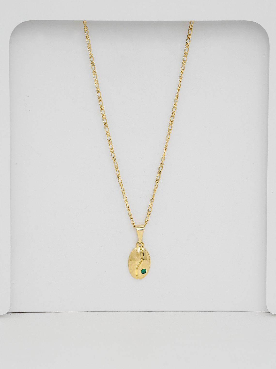 Dije Grano de Cafe Verde Esmeralda  2