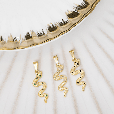 Dije Serpiente Cristal 