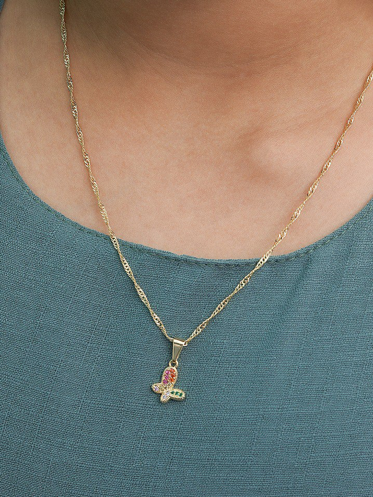 Dije Mariposa Colors  2