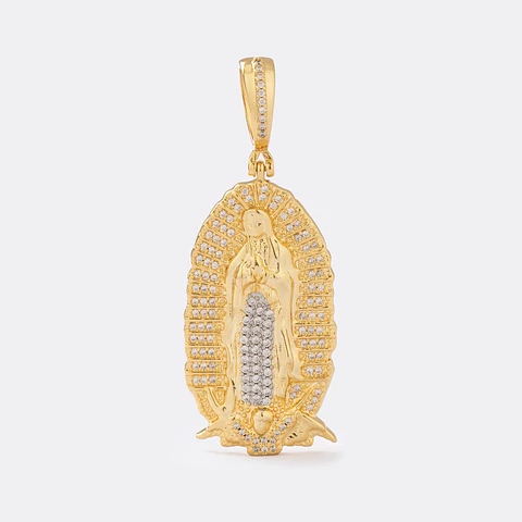 Dije Nuestra Señora de Guadalupe Circonias