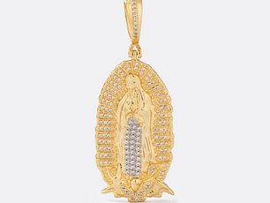 Dije Nuestra Señora de Guadalupe Circonias