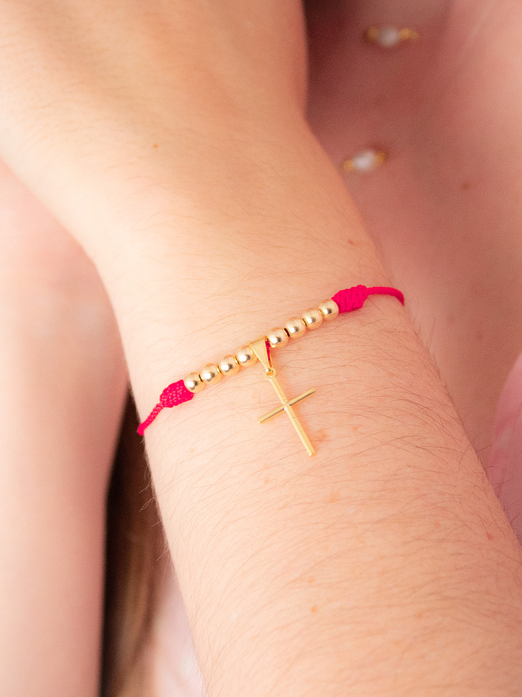 Dije Cruz Tubular Delgada 2