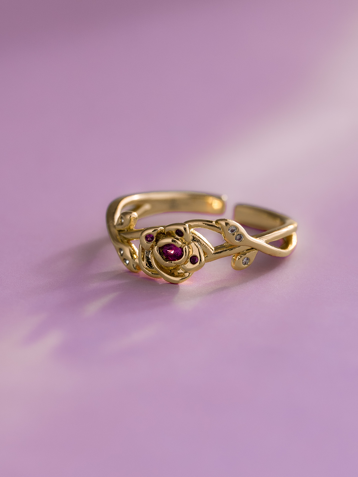 Anillo Rose Crown Ajustable  1