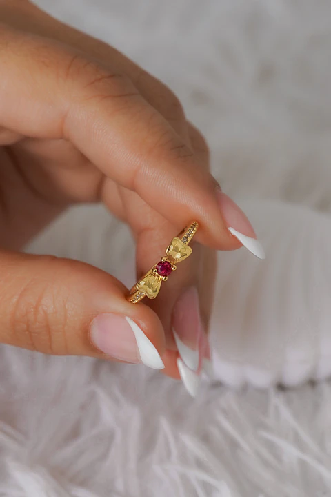 Anillo Scarlet Enchanted Ajustable 