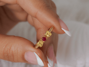 Anillo Scarlet Enchanted Ajustable 