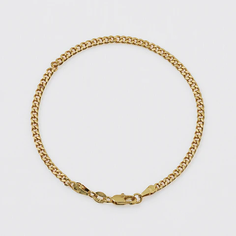 Pulsera Tejido Cubana Plana 20 Cms