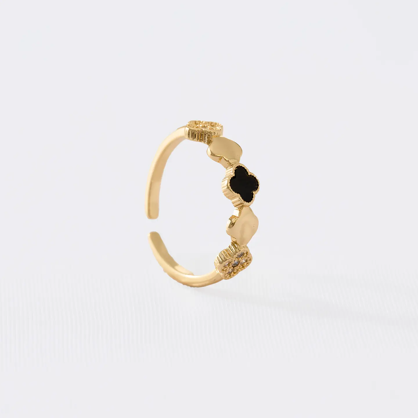 Anillo Duality Clover Ajustable 1