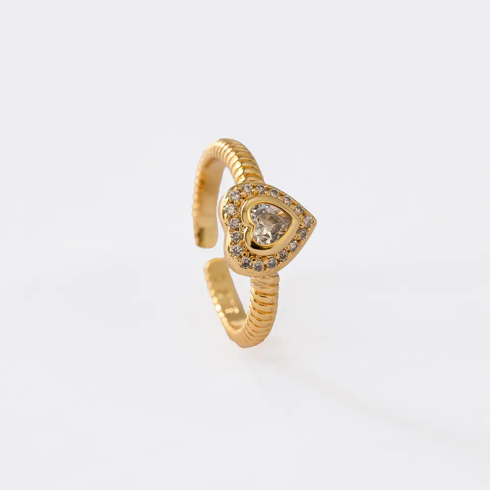 Anillo Cristal Love Ajustable 1