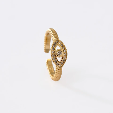 Anillo Ojo Turco Cristal 