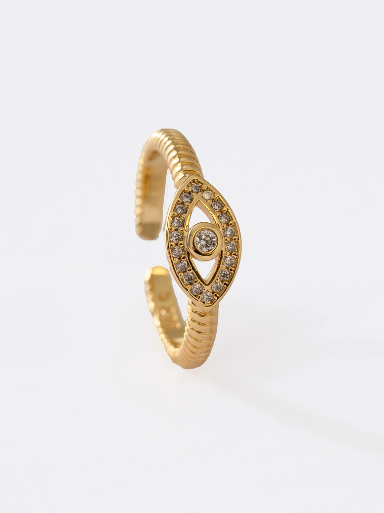 Anillo Ojo Turco Cristal  1