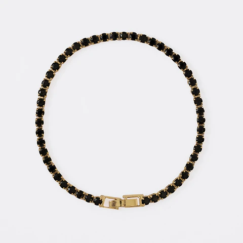 Pulsera Circonias Negra 