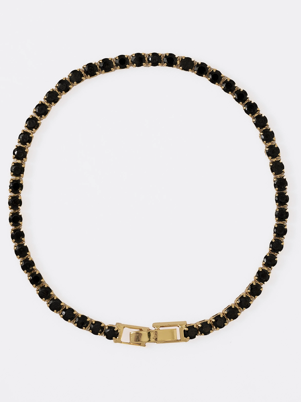 Pulsera Circonias Negra  1