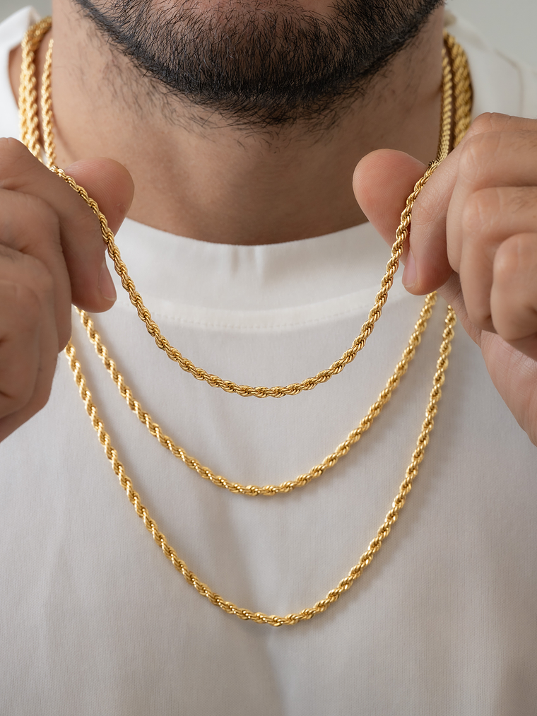 Cadena tejido Lazo 3 mm  3