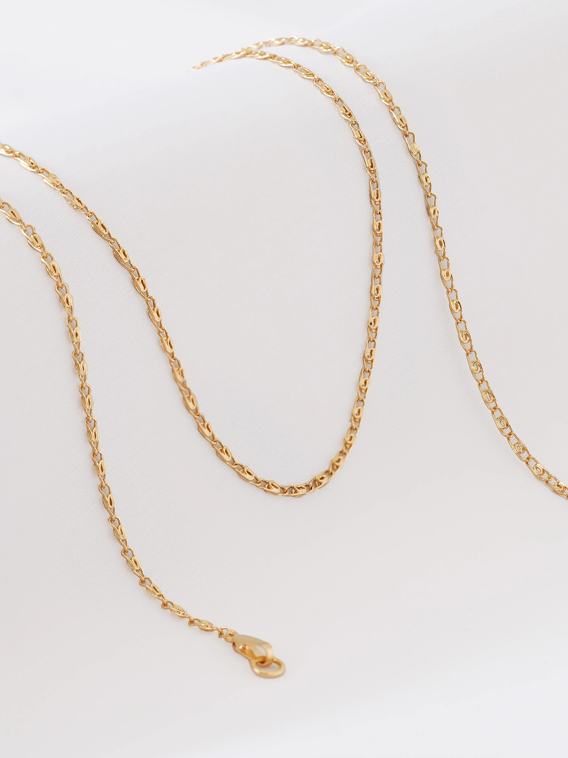 Cadena tejido Caracol Punteras  1