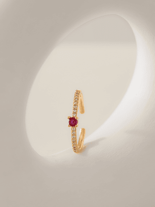 Anillo Gems Fucsia Promesa