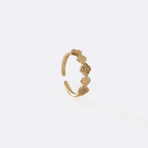 Anillo Mini Clover Ajustable