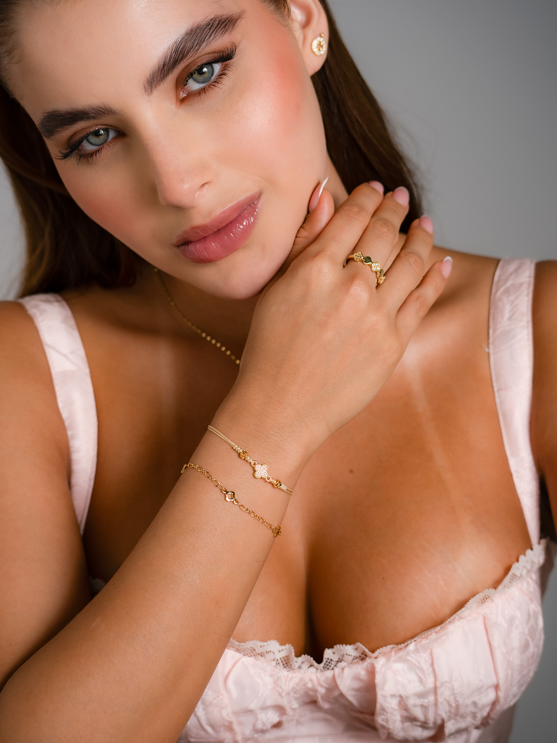 Anillo Mini Clover Ajustable 2