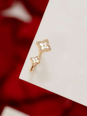 Anillo Double Lottus Ajustable